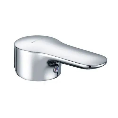 Chromfarbener Kludi-Hebel für eine Armatur, mit einer schlichten Form und einem Hebel zur regulären Steuerung des Wasserflusses.